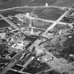 Foto aerea di Piazza del Popolo - Littoria